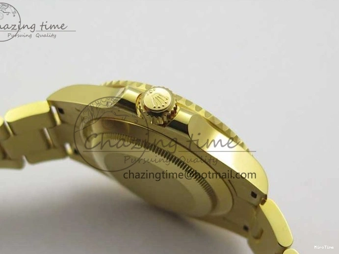 MiroTime 1223 Unisex Submariner 41mm 126618 LB YG EWF Blue Dial on YG Bracelet A 2615